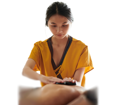 asian massage therapist